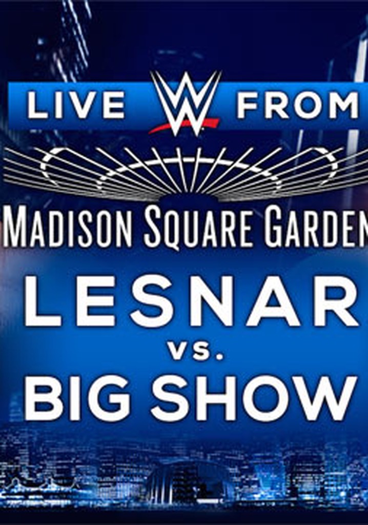 WWE Live from Madison Square Garden streaming